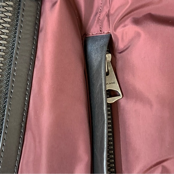 MXsold Mackage Adali Hooded Waterproof Down Jacket in Wine - Picture 10 of 16